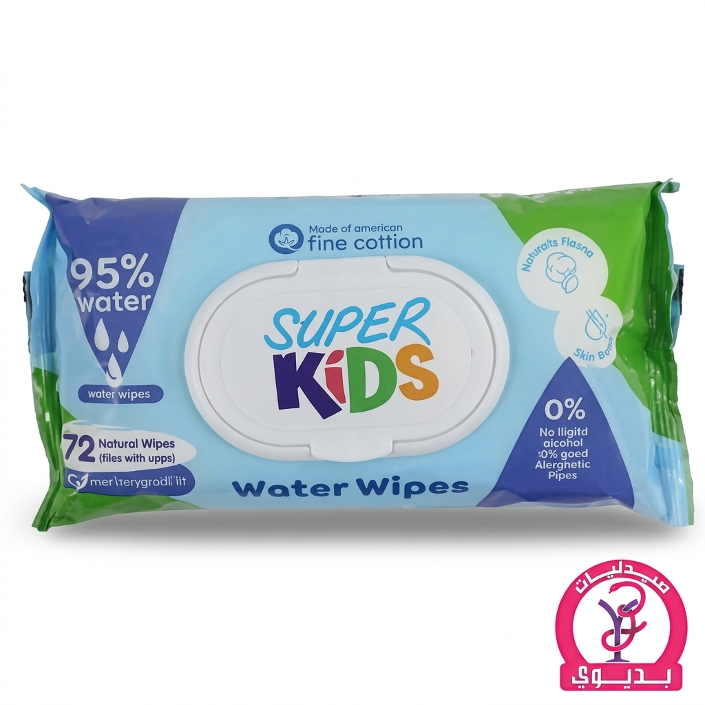 SUPER KIDS 72 WATER WIPES