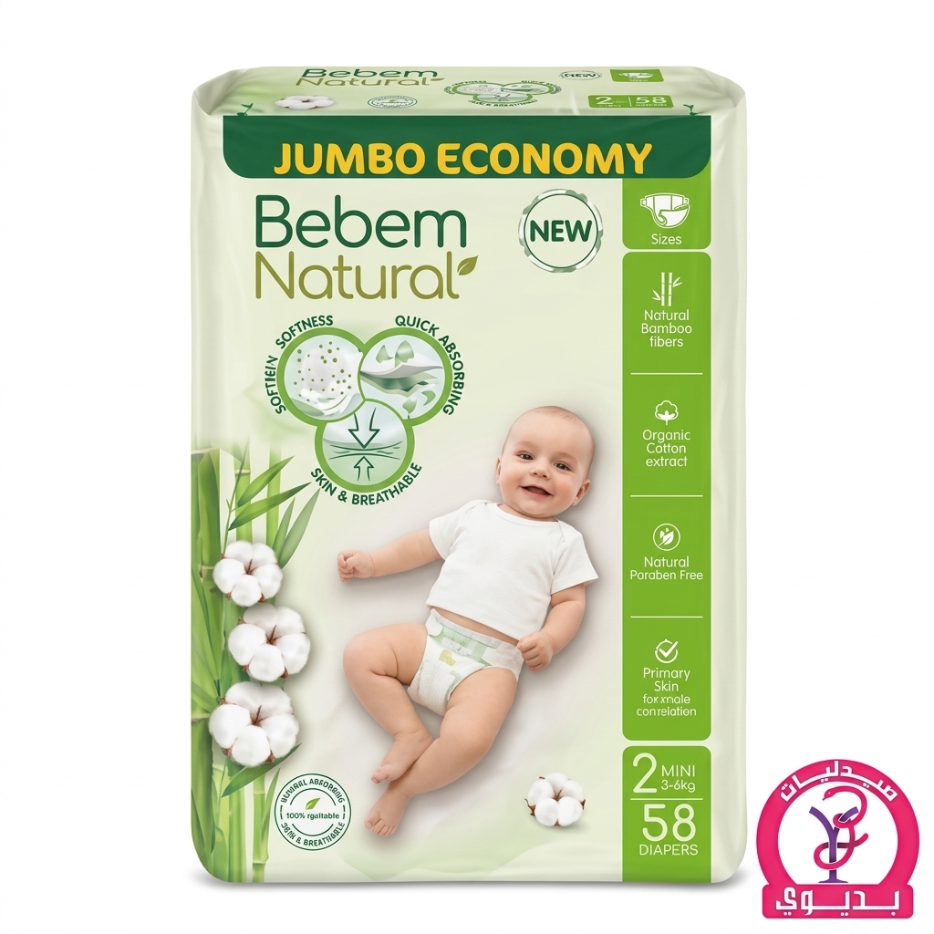 BEBEM NATURAL 2 58 PCS