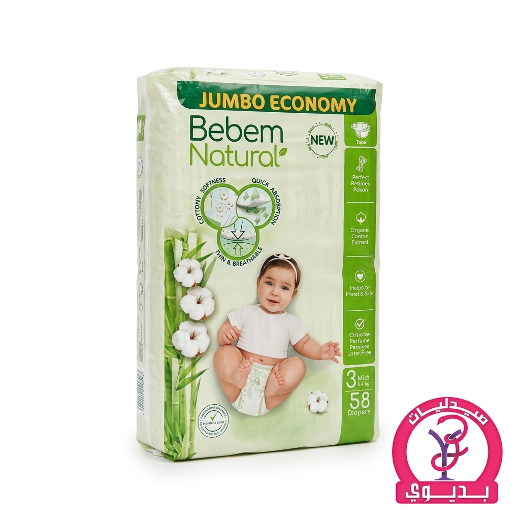 BEBEM NATURAL 3 58PCS