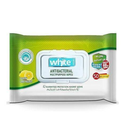 WHITE ANTIBACTERIAL WIPES 50TISSUES