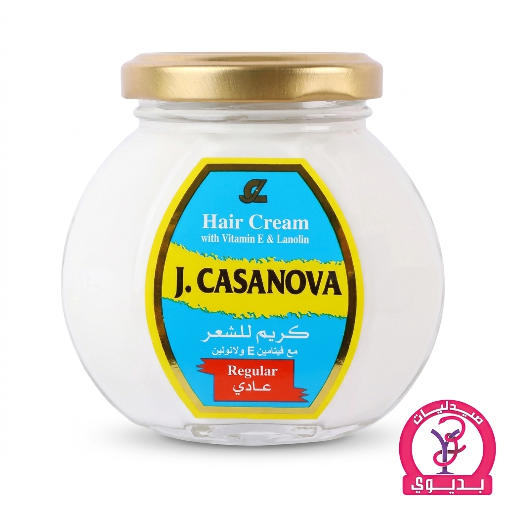 J CASANOVA HAIR CREAM 150ML ابيض
