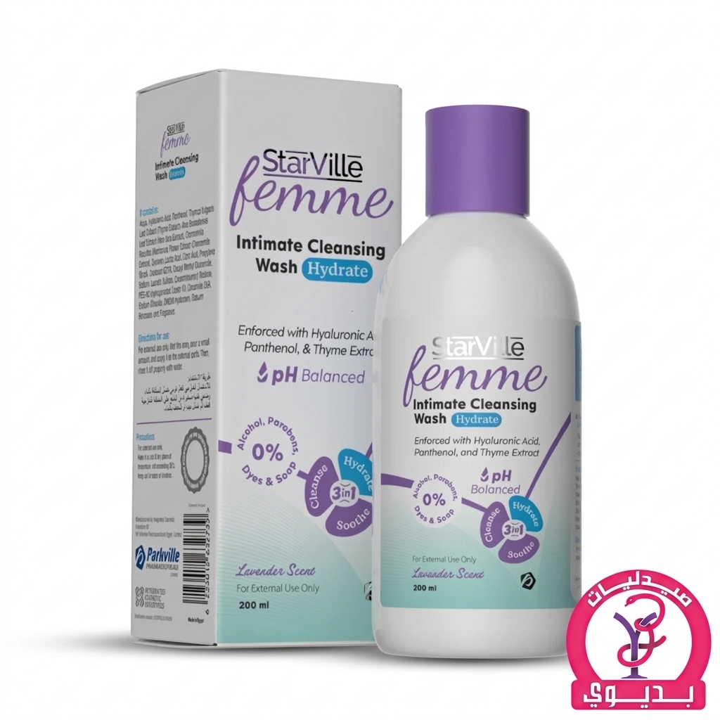 STARVILLE FEMME INTIMATE CLEANSING WASH HYDRATE 200ML