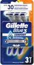 GILLETTE BLUE 3 COMFORT 3PCS