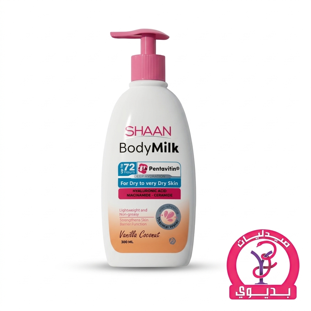 SHAAN BODY MILK VANILLA COCONUT 300ML