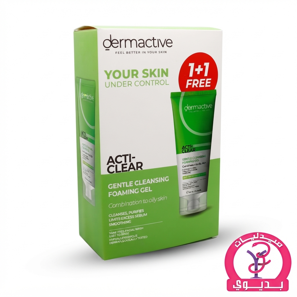 DERMACTIVE ACTI-CLEAR CLEANSING FOAMING GEL 1+1
