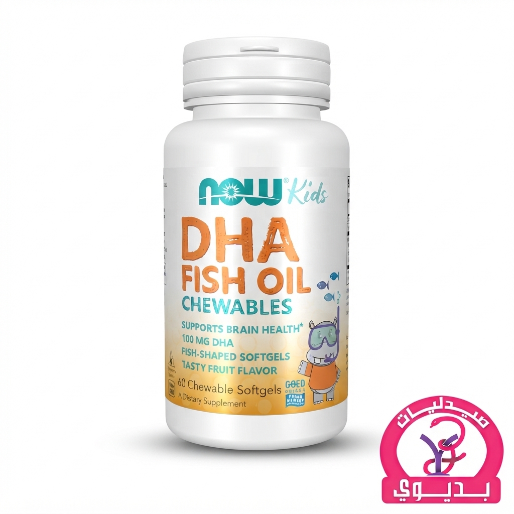 NOW KIDS DHA FISH OIL 60 CHEW