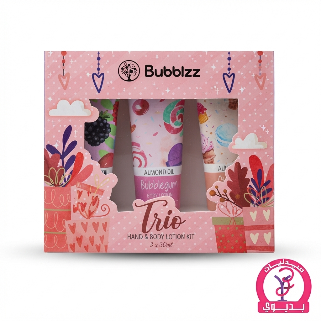 BUBBLZZ TRIO HAND & BODY LOTION 3X1