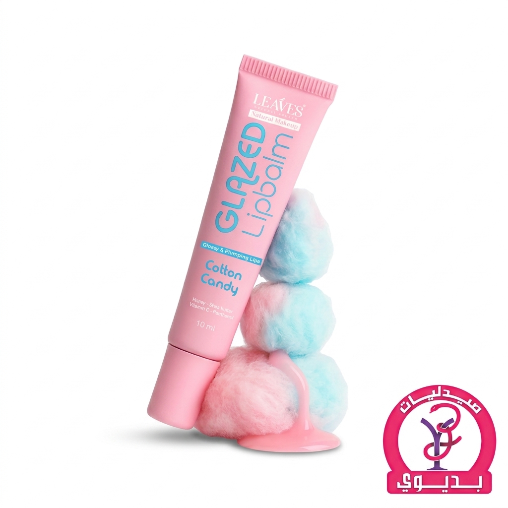 LEAVES GLAZED LIP BALM COTTON CANDY
