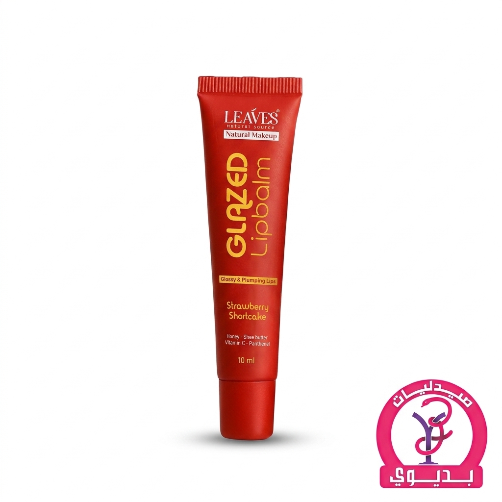 LEAVES GLAZED LIP BALM STRAWBERRY SHORTCAKE