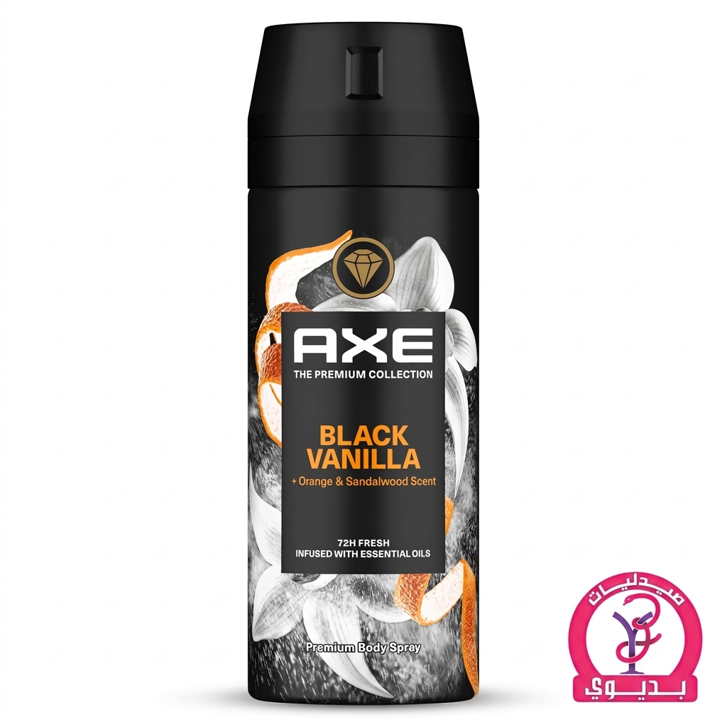 AXE SPRAY BLACK VANILLA 150ML
