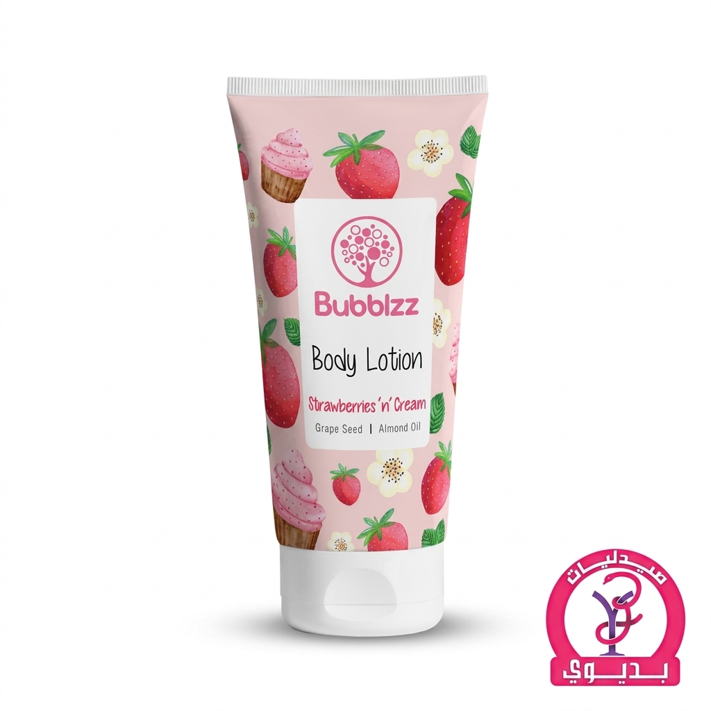 BUBBLZZ BODY LOTION STRAWBERRIES 'N' CREAM150ML