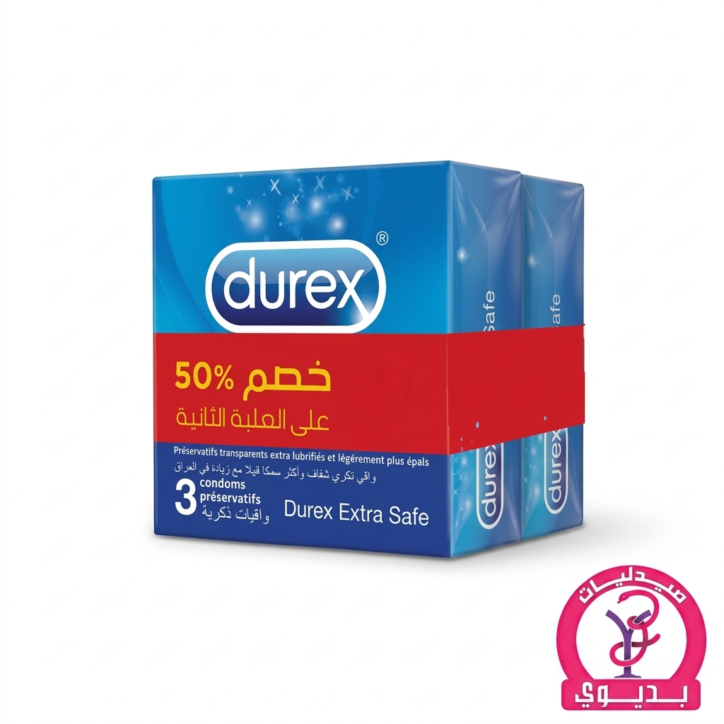 DUREX EXTRA SAFE 3 CONDOMS OFFER 1 + 50%
