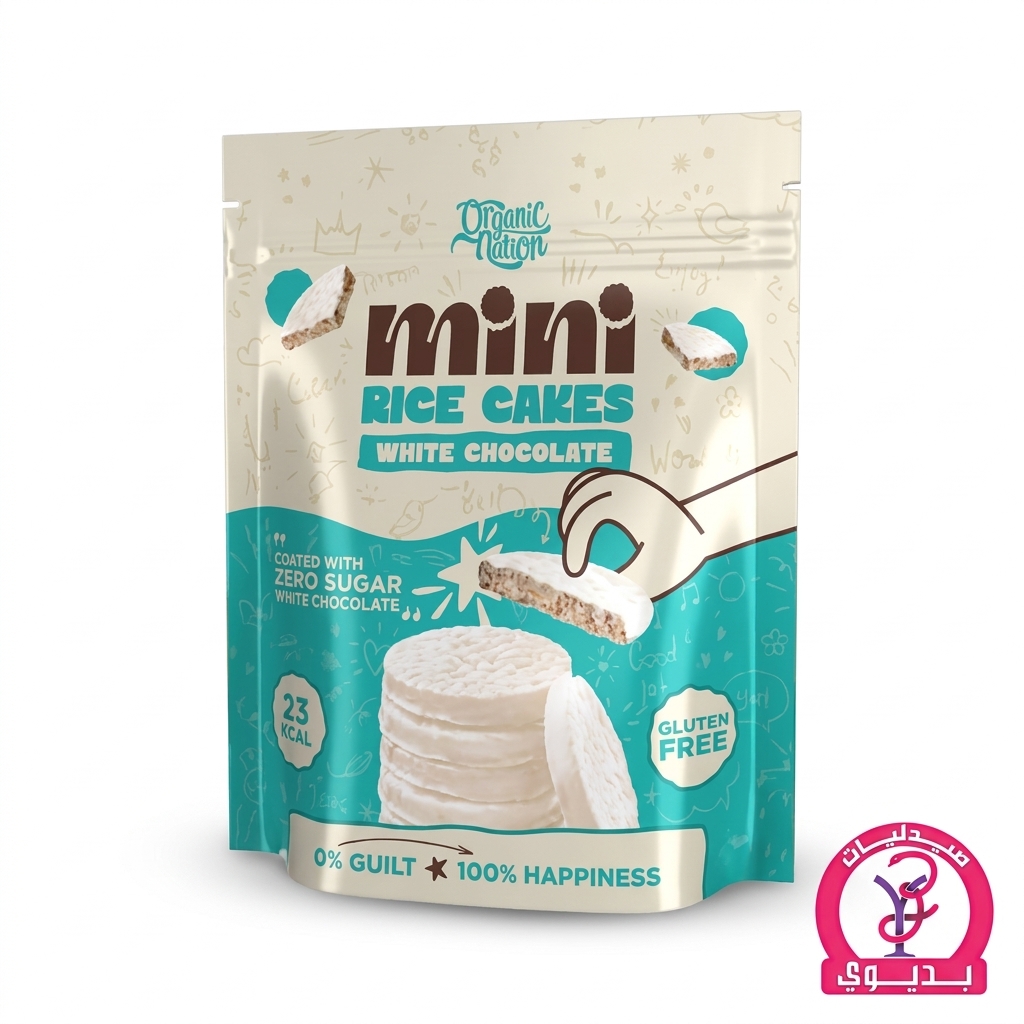 O.N MINI RICE CAKE WHITE CHOCOLATE