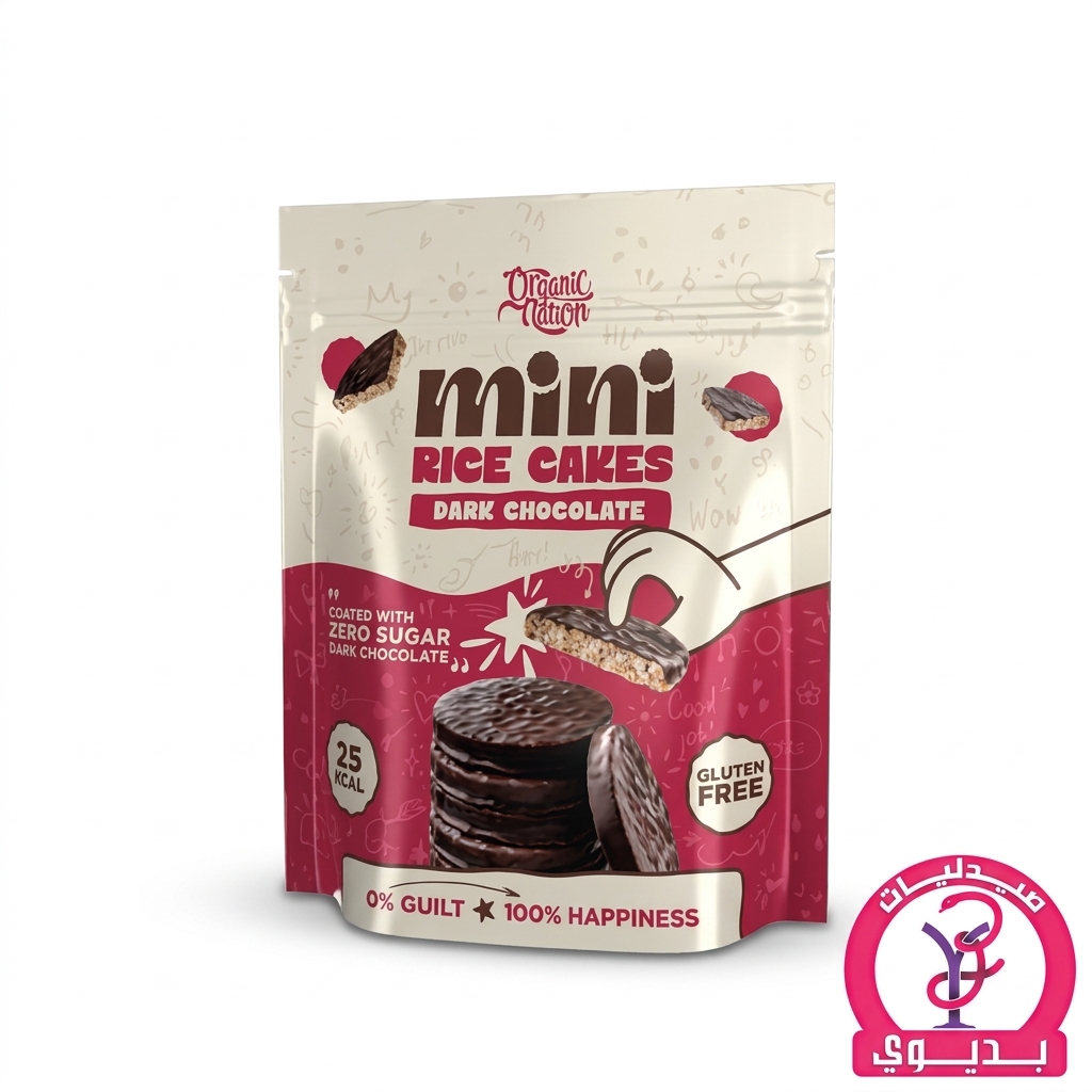 O.N MINI RICE CAKE DARK CHOCOLATE