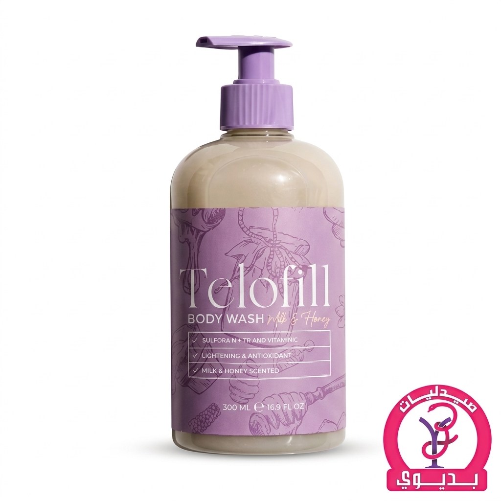 TELOFILL BODY WASH MILK&HONEY 500ML