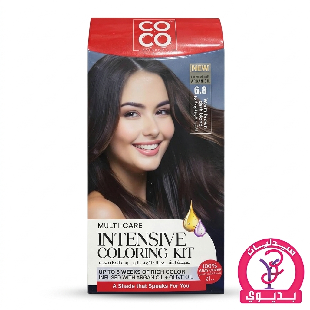 COCO COLORING KIT WARM BROWN DARK BLOND 6.8