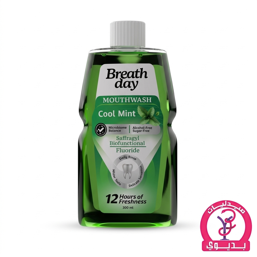 BREATH DAY MOUTHWASH COOL MINT 300ML