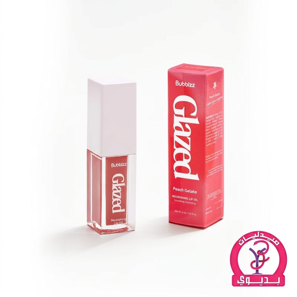 BUBBLZZ GLAZED LIP OIL PEACH GELATO