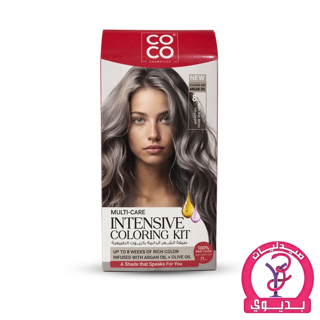 COCO COLORING KIT LIGHT ASH BLONDE 8.1