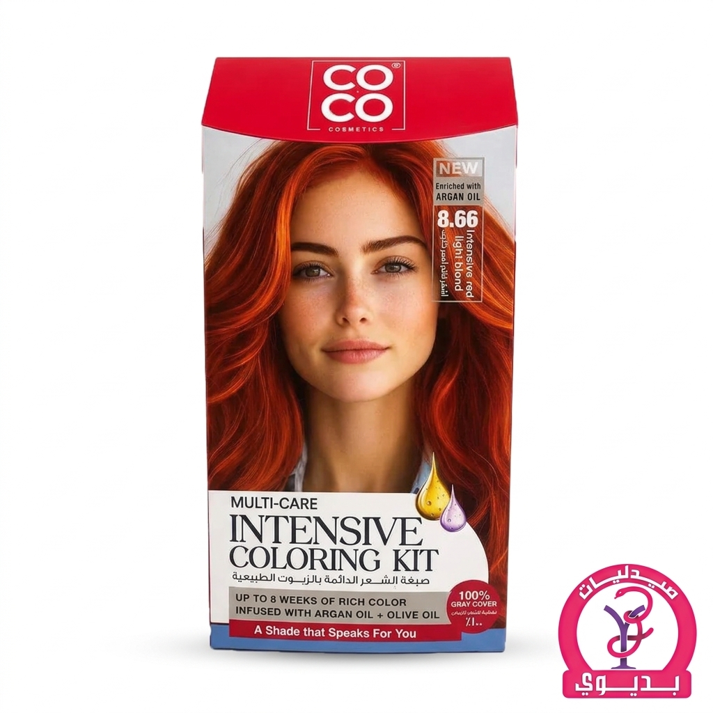 COCO COLORING KIT INTENSIVE RED LIGHT BLONDE 8.66