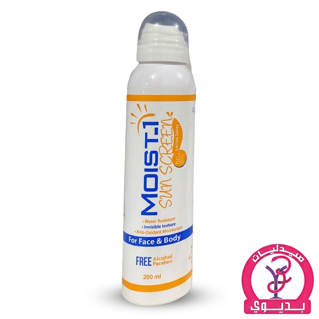 MOIST-1 SUNSCREEN SPRAY FACE&BODY 200ML