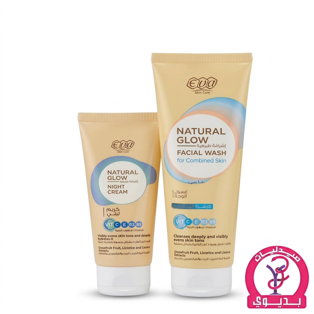 EVA NATURAL GLOW FACIAL WASH + NIGHT CREAM (OFFER)