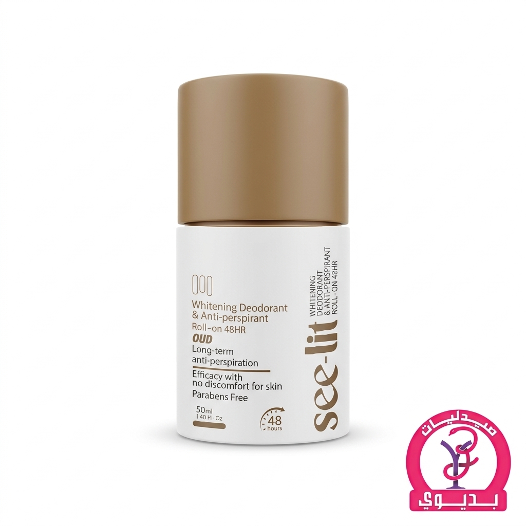 SEE LIT WHITENING DEODORANT OUD ROLL ON 48H 1+1