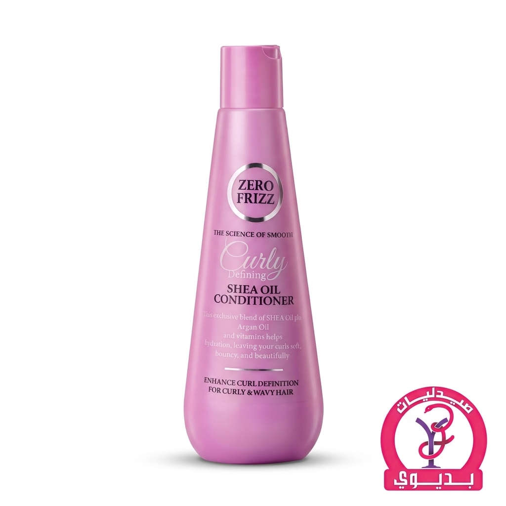 ZERO FRIZZ CONDITIONER CURLY DEFINING SHEA OIL 355ML