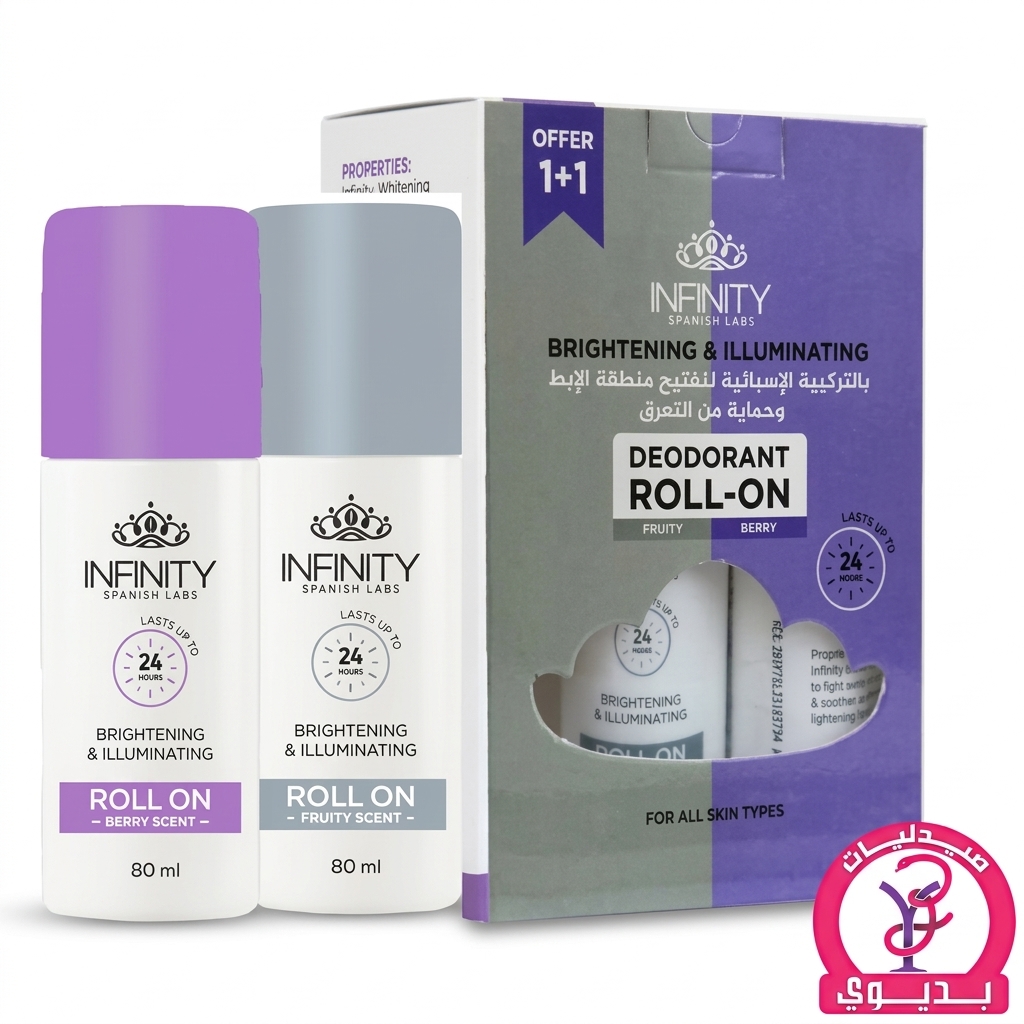 INFINITY ROLL ON FRUITY 50ML + BERRY SCENT 80ML OFFER