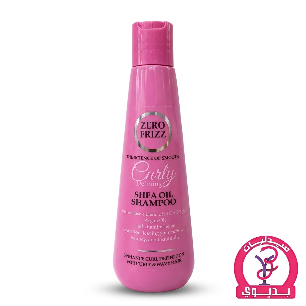 ZERO FRIZZ SHAMPOO CURLY SHEA OIL 355ML