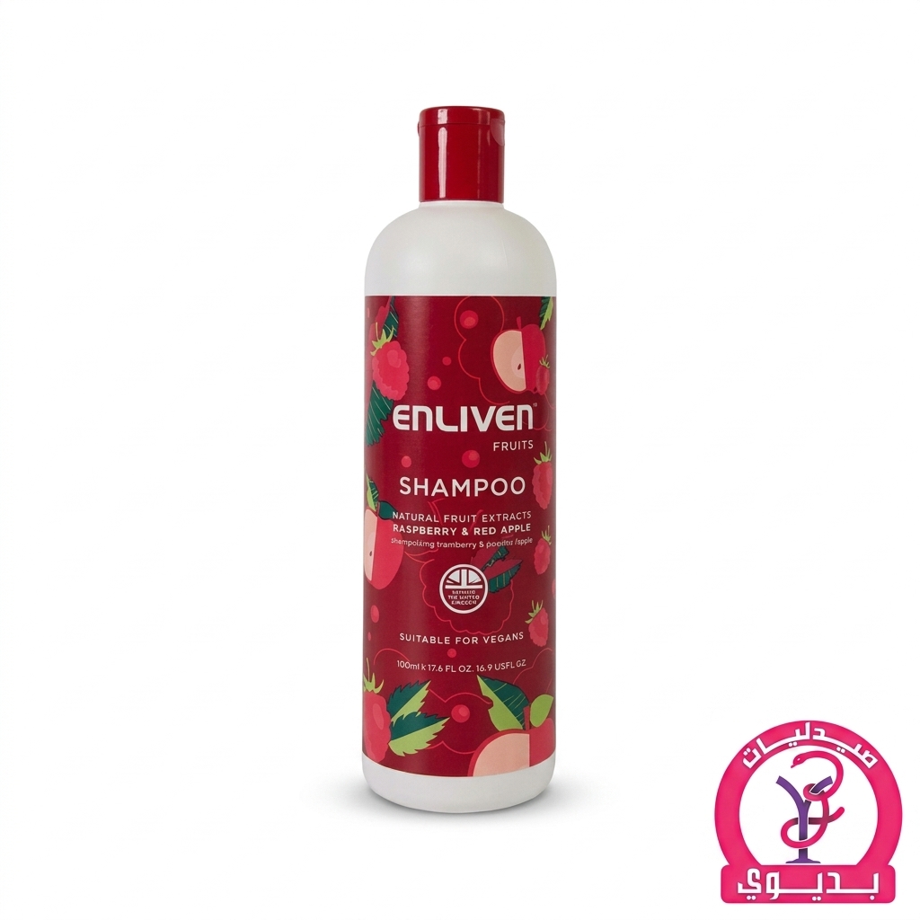 ENLIVEN SHAMPOO RASPBERRY & RED APPLE 500ML