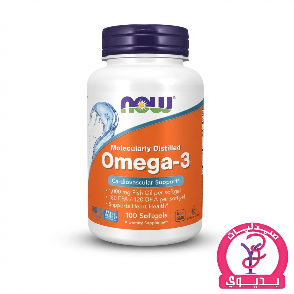NOW OMEGA-3 FISH OIL 100 SOFTGELS