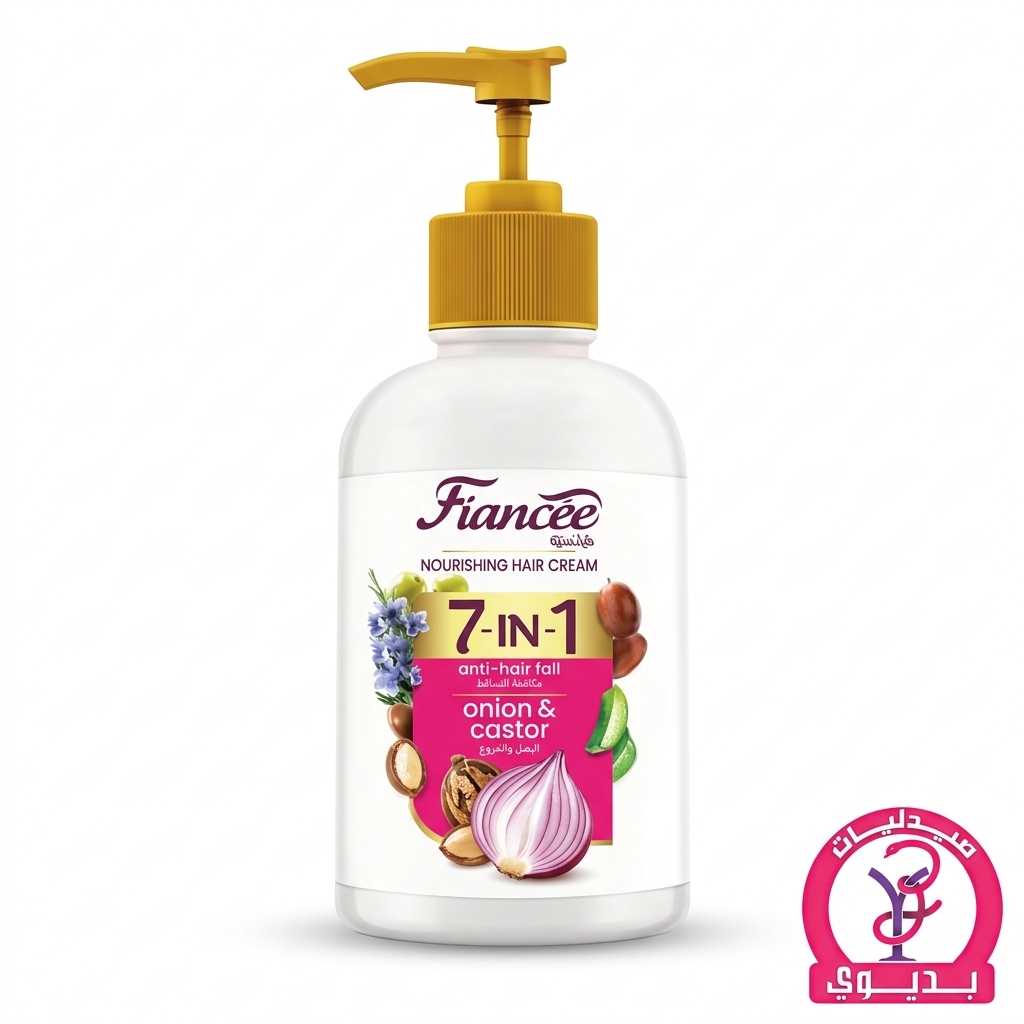 FIANCEE 7 IN1ONION CASTOR HAIR CREAM 300ML