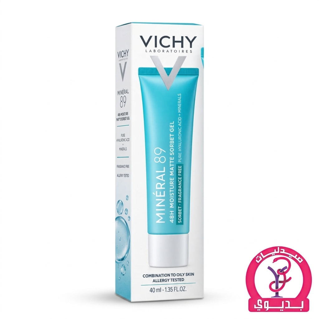 VICHY MINERAL 89 GEL SORBET MAT HYDRATION 48H 40ML