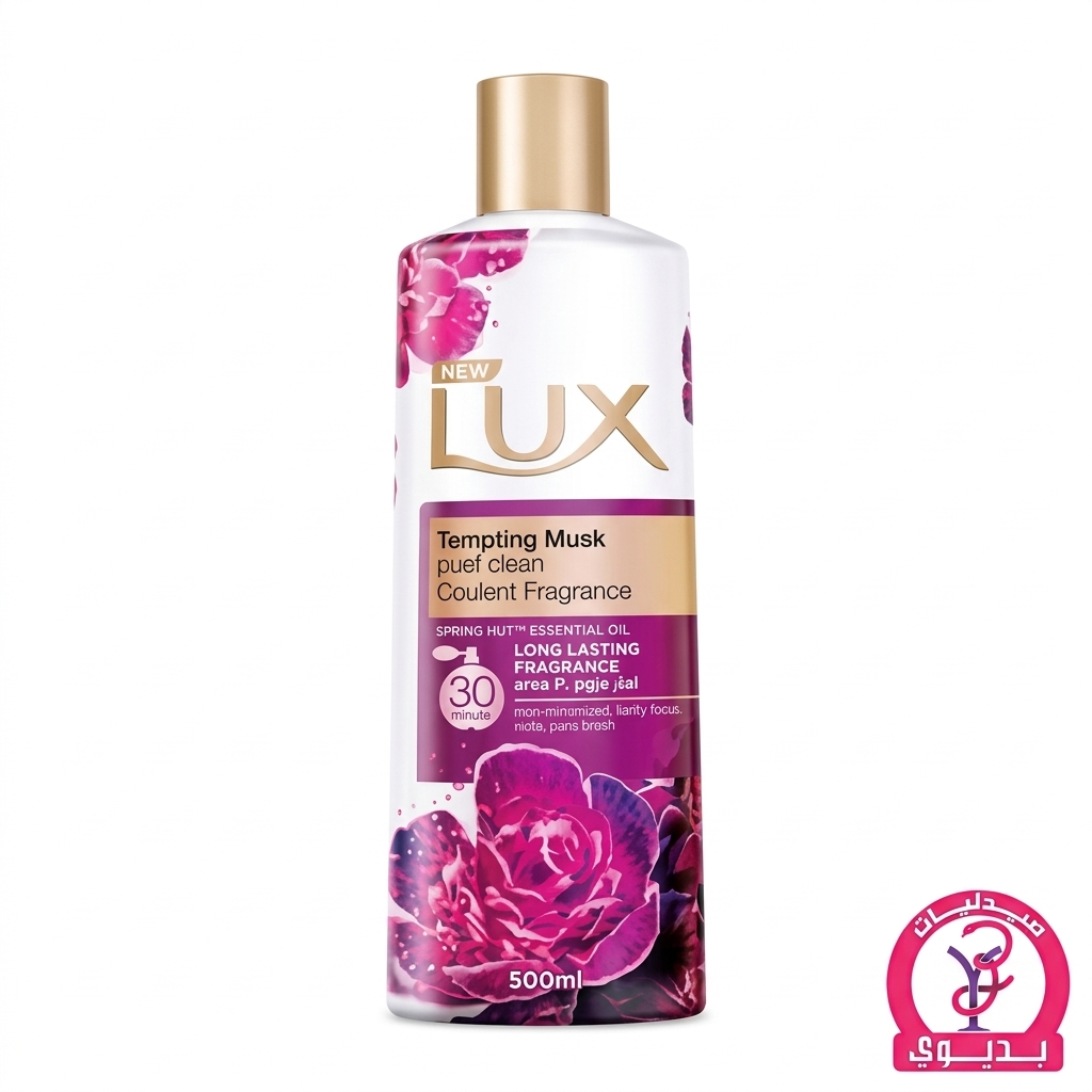 LUX BODY WASH TEMPTING MUSK 500ML