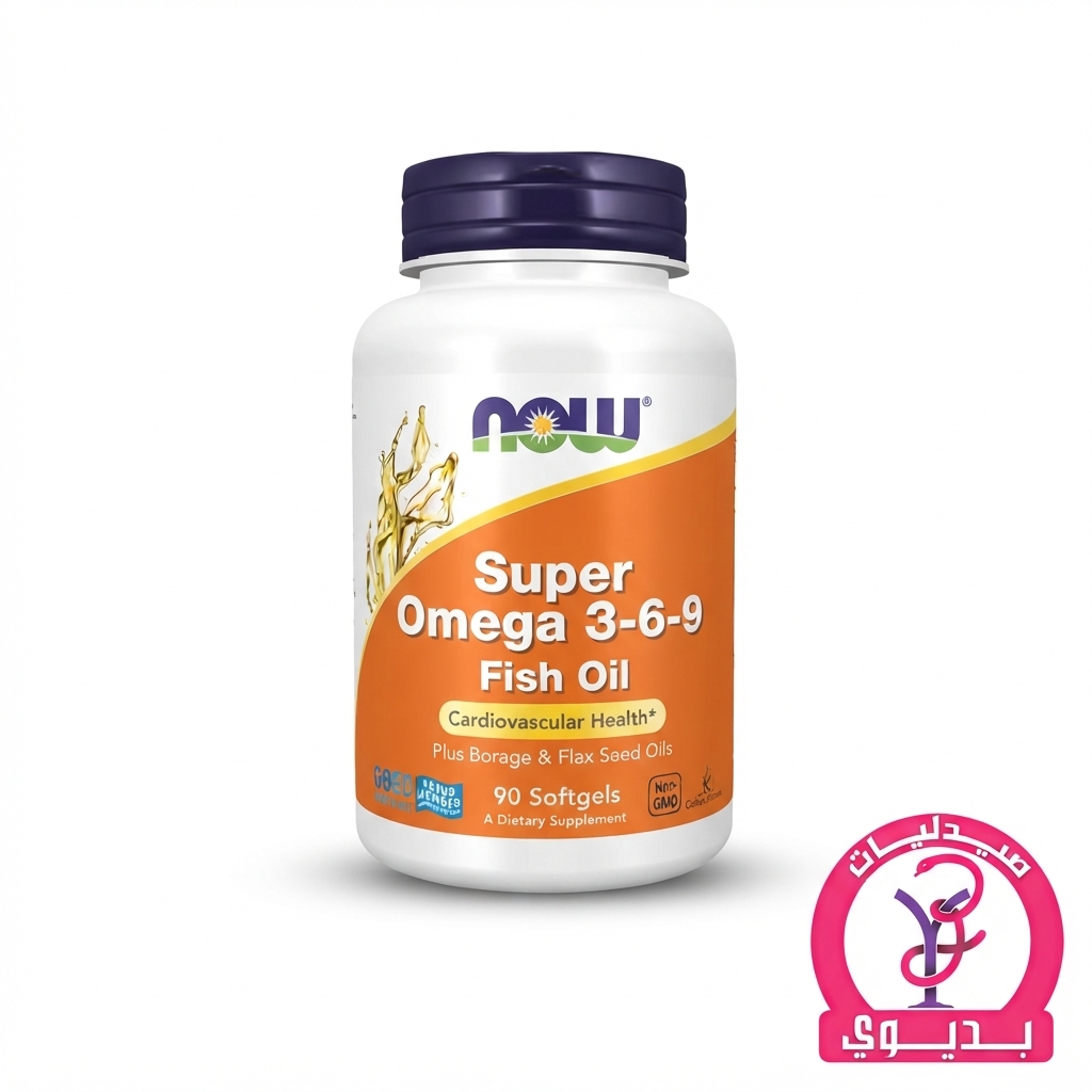 NOW SUPER OMEGA 3-6-9 FISH OIL 90SOFTGELS