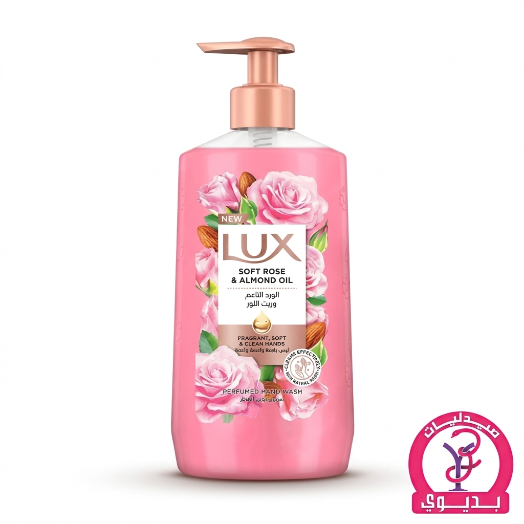 LUX HAND WASH SOFT ROSE & ALMOND OIL 500ML