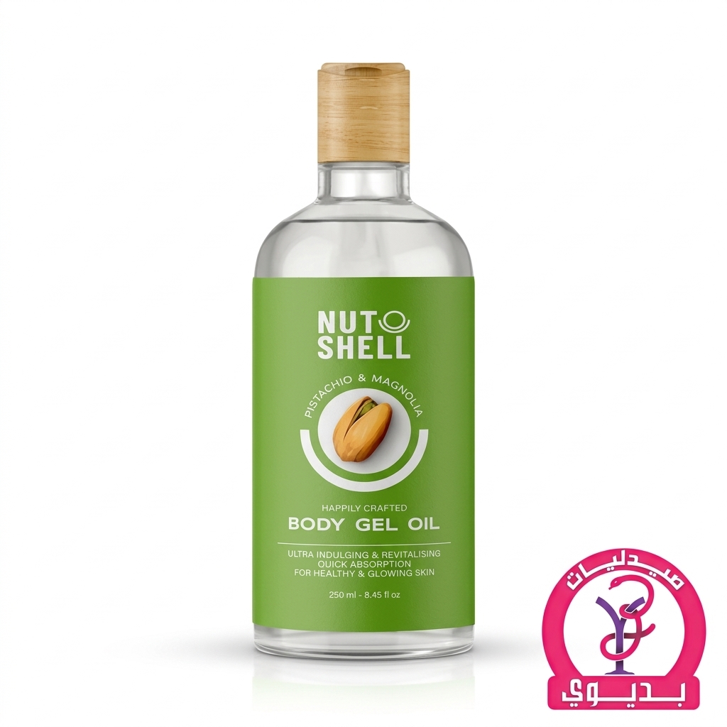 NUTSHELL BODY GEL OIL PISTACHIO & MAGNOLIA 250ML
