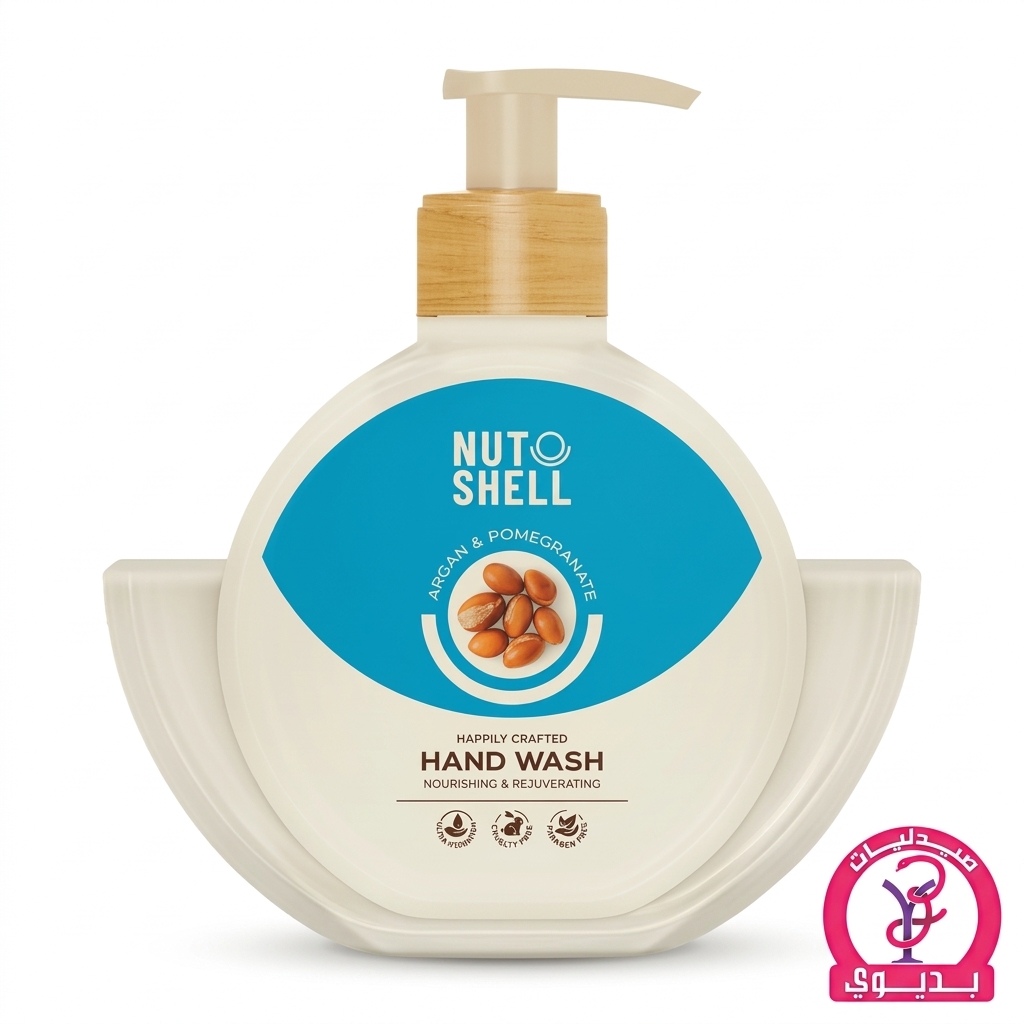 NUTSHELL HAND WASH ARGAN & POMEGRANATE 375ML