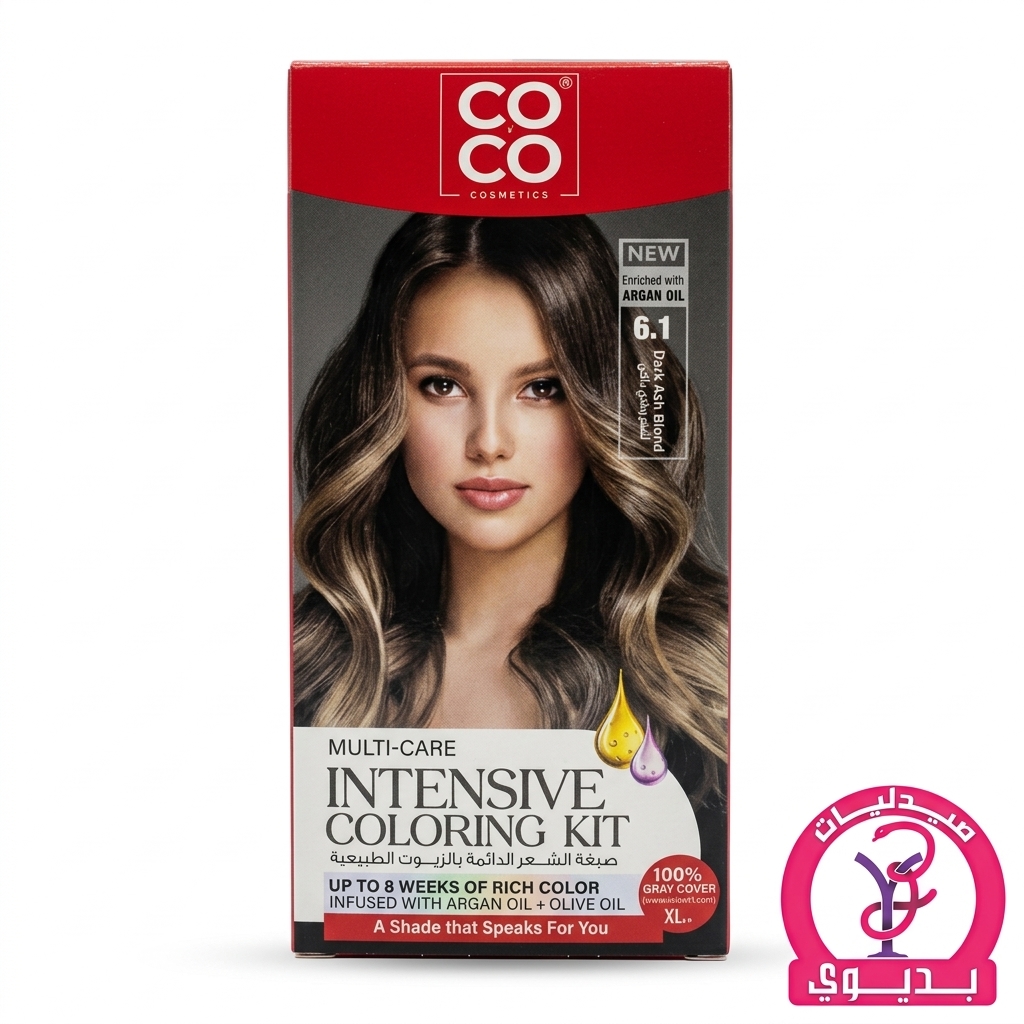 COCO COLORING KIT DARK ASH BLOND 6.1