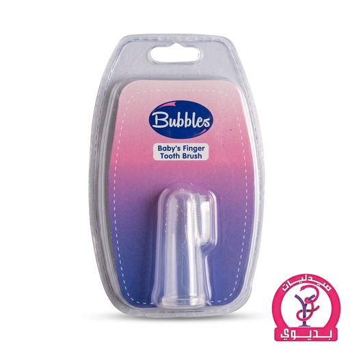 BUBBLES BABY FINGER TOOTHBRUSH