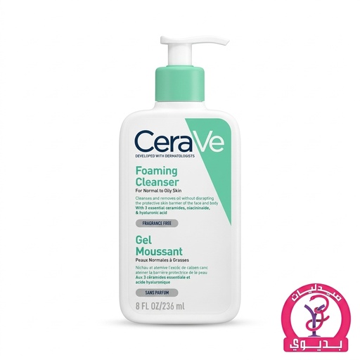 CERAVE FOAMING CLEANSER GEL MOUSSANT 236 ML