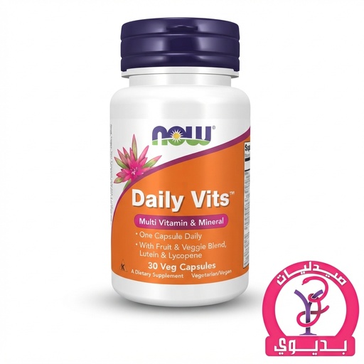 NOW DAILY VITS 30 CAP JAR