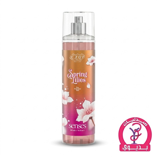 EVA BODY SPLASH SPRING LILIES 240ML