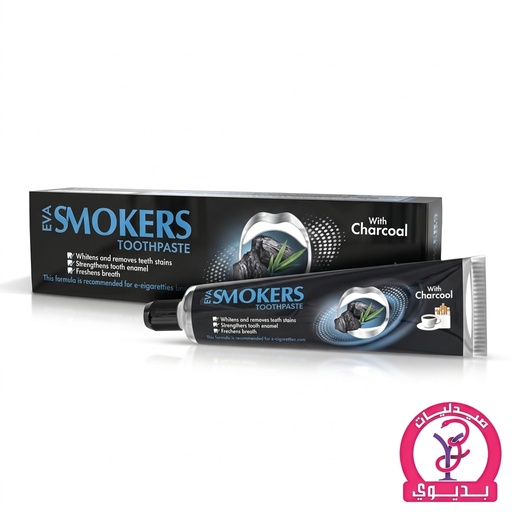 EVA SMOKERS TOOTHPASTE CHARCOAL 50GM