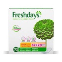 FRESHDAYS LONG NORMAL 72 PIC 52+20 FREE
