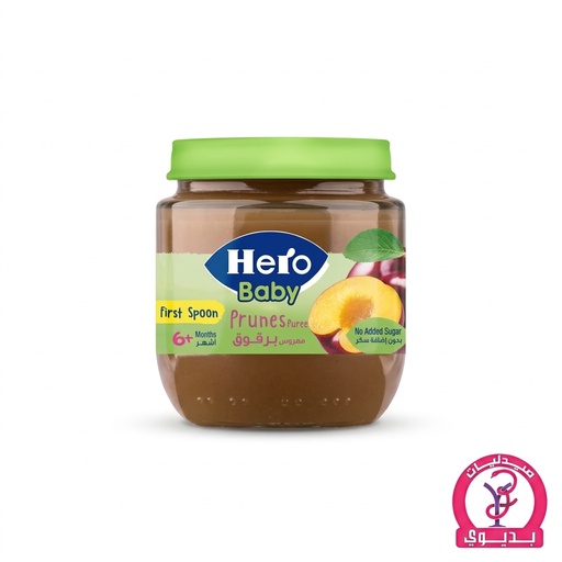 HERO BABY JAR 120G PRUNES