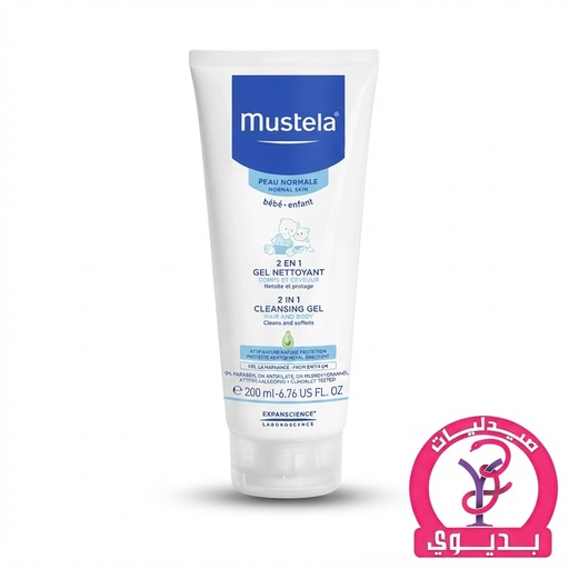 MUSTELA 2IN1 CLEANSING GEL 200ML
