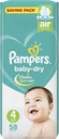 PAMPERS 4 58PCS
