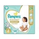 pampers premium 4 58pcs